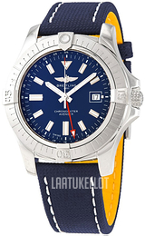 Breitling Avenger Ii Gmt Sininen/Nahka Ø43 mm A32395101C1X1