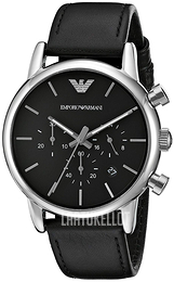 Emporio Armani Dress Musta/Nahka Ø41 mm AR1733