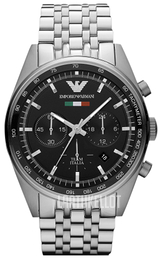 Emporio Armani Musta/Teräs Ø46 mm AR5983