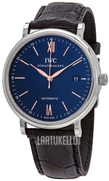 IWC Portofino Sininen/Nahka Ø40 mm IW356523