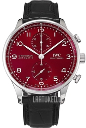 IWC Portugieser Punainen/Nahka Ø41 mm IW371616
