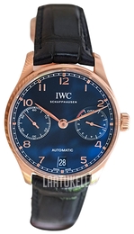 IWC Portugieser Sininen/Nahka Ø42.3 mm IW500713