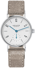 Nomos Glashütte Tangente Valkoinen/Nahka Ø32.8 mm N-123
