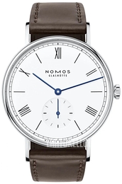 Nomos Glashütte Ludwig Valkoinen/Nahka Ø37.5 mm N-237