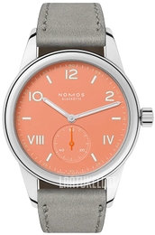 Nomos Glashütte Club Campus Oranssi/Nahka Ø36 mm N-714.GB