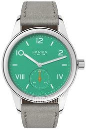 Nomos Glashütte Club Campus Vihreä/Nahka Ø36 mm N-715