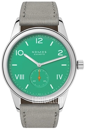 Nomos Glashütte Club Campus Vihreä/Nahka Ø38.5 mm N-726.GB