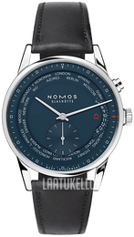 Nomos Glashütte Zurich Sininen/Nahka Ø39.9 mm N-807
