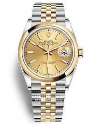 Rolex Samppanja/Teräs Ø36 mm 126203-0015