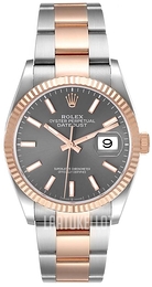 Rolex Harmaa/Teräs Ø36 mm 126231-0014