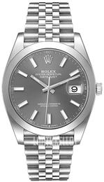 Rolex Datejust 41 Harmaa/Teräs Ø41 mm 126300-0008