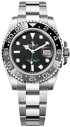 Rolex GMT-Master II Musta/Teräs Ø40 mm 126710GRNR-0004