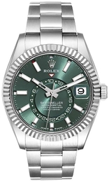 Rolex Sky-Dweller Vihreä/Teräs Ø42 mm 336934-0001